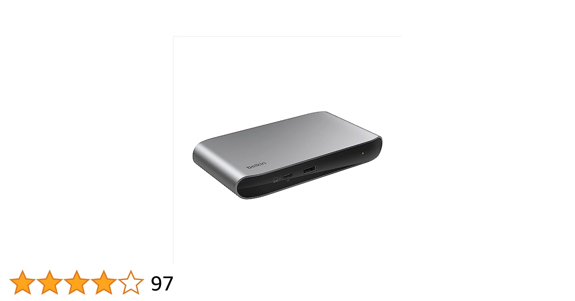 Belkin Connect Thunderbolt 4 Docking Station, 5-in-1 USB-C